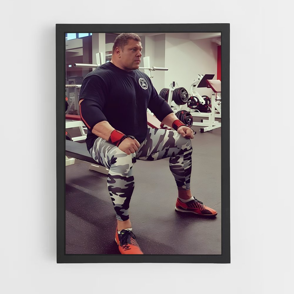 Poster Zydrunas savickas – affiche Powerlifting (vue 2)